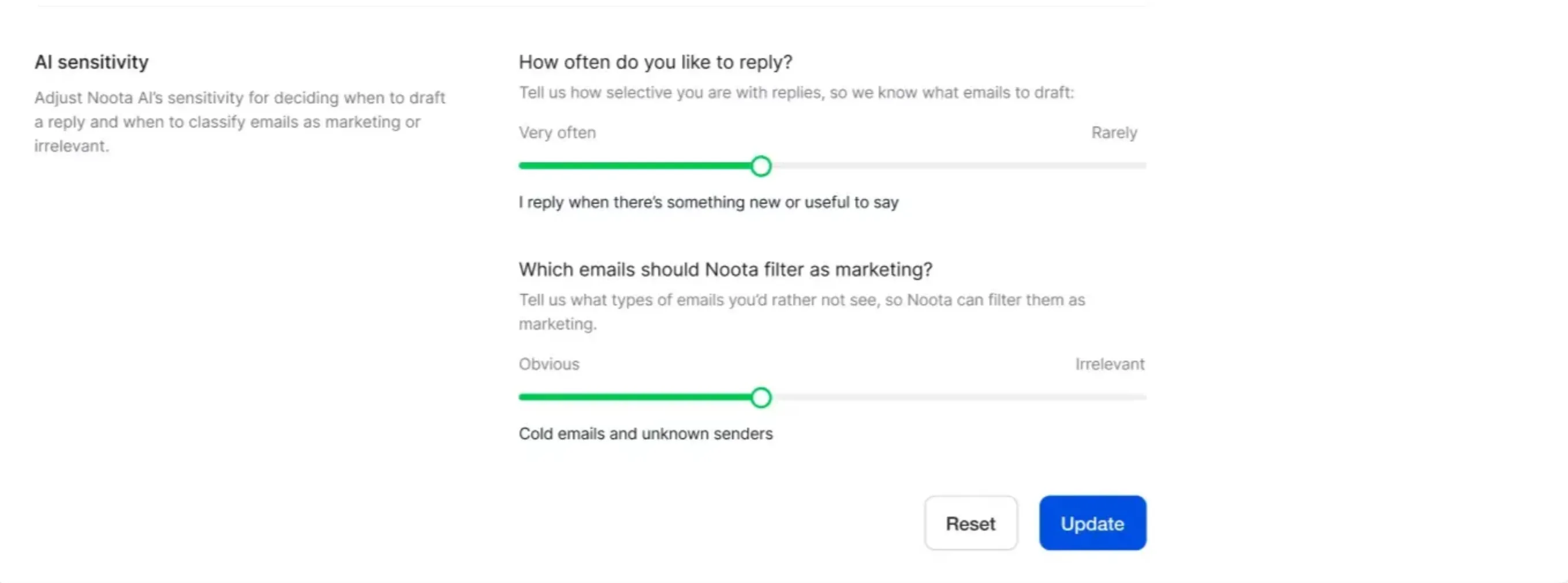 Set up auto labels & replies